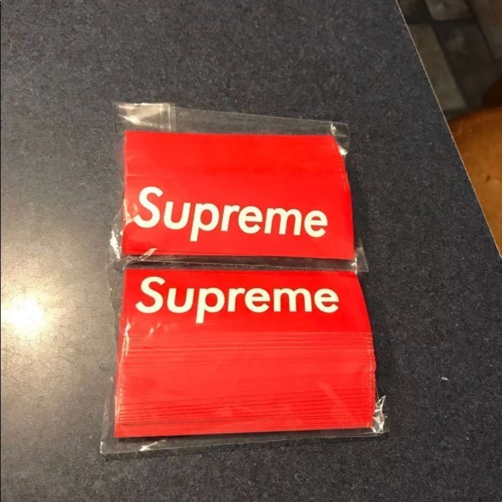 Two 50 packs= 100 MINI box logo stickers